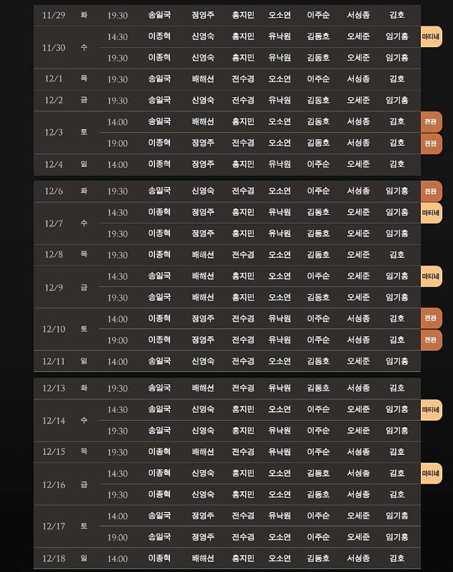 브로드웨이 42번가 기본정보
