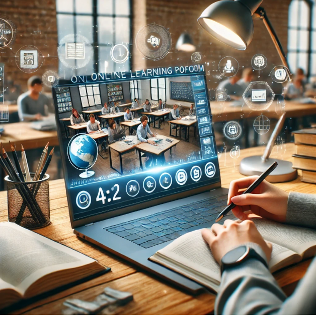 온라인 학습 플랫폼 이미지