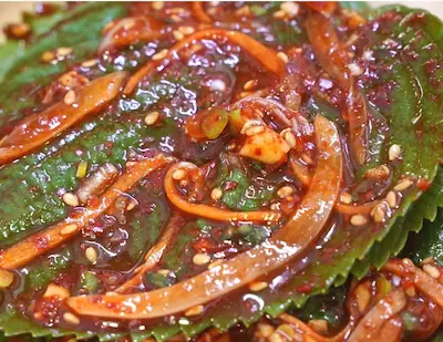 양념 깻잎