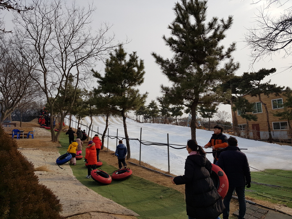 논산 가볼만한곳 베스트 추천 여행 - 덕바위눈썰매장