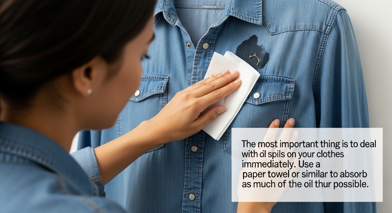 키친타월 등으로 기름기를 최대한 흡수시킵니다.