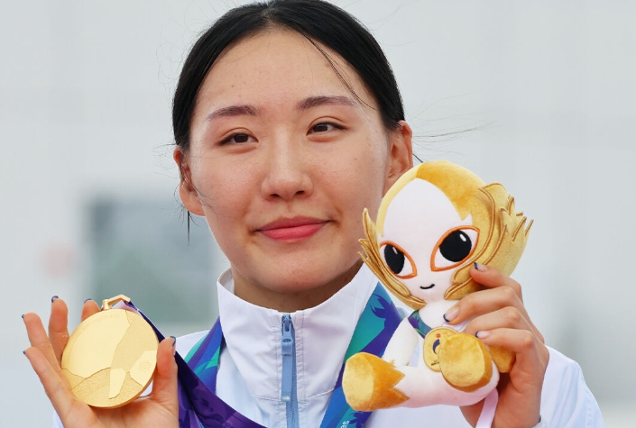 성승민선수 시상식 모습(이미지 출처: sbs)