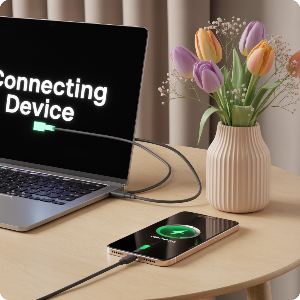 노트북–스마트폰 USB 연결 방법 이미지