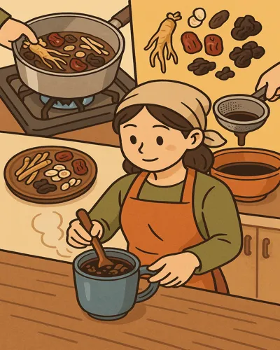 쌍화차 만드는 법과 끓이는 비법26