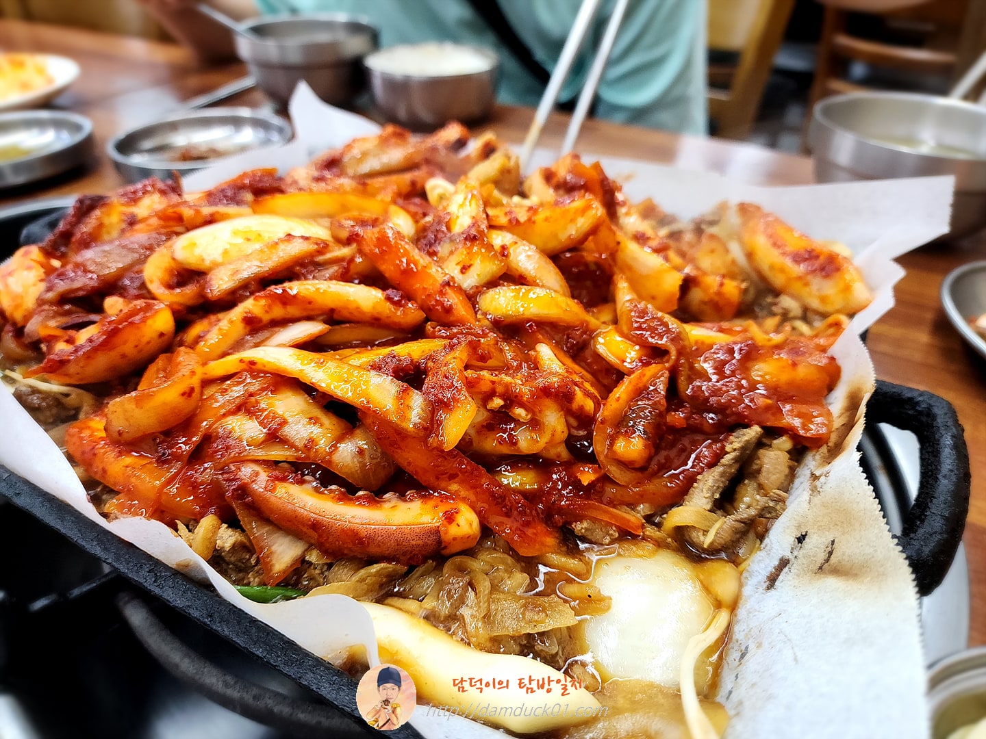 불고기와 오징어의 조합