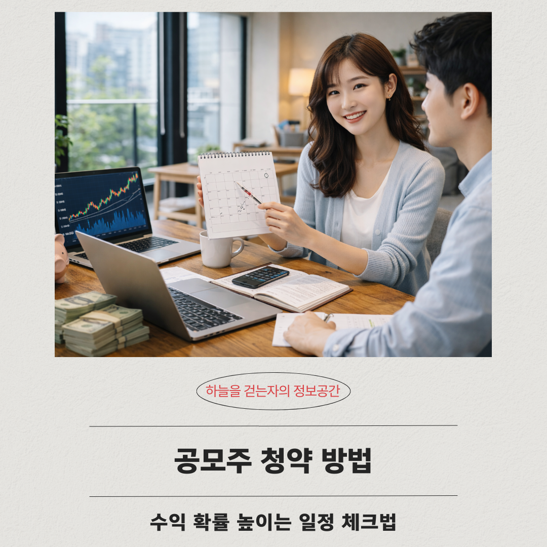 공모주 청약 방법, 수익 확률 높이는 일정 체크법 총정리