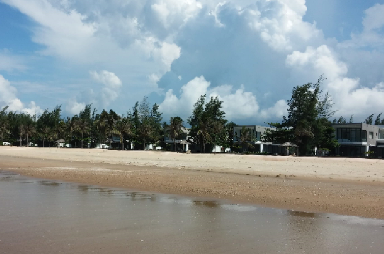 베트남 붕따우 해변 풍경