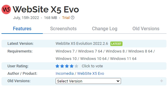 WebSite-X5-Evo