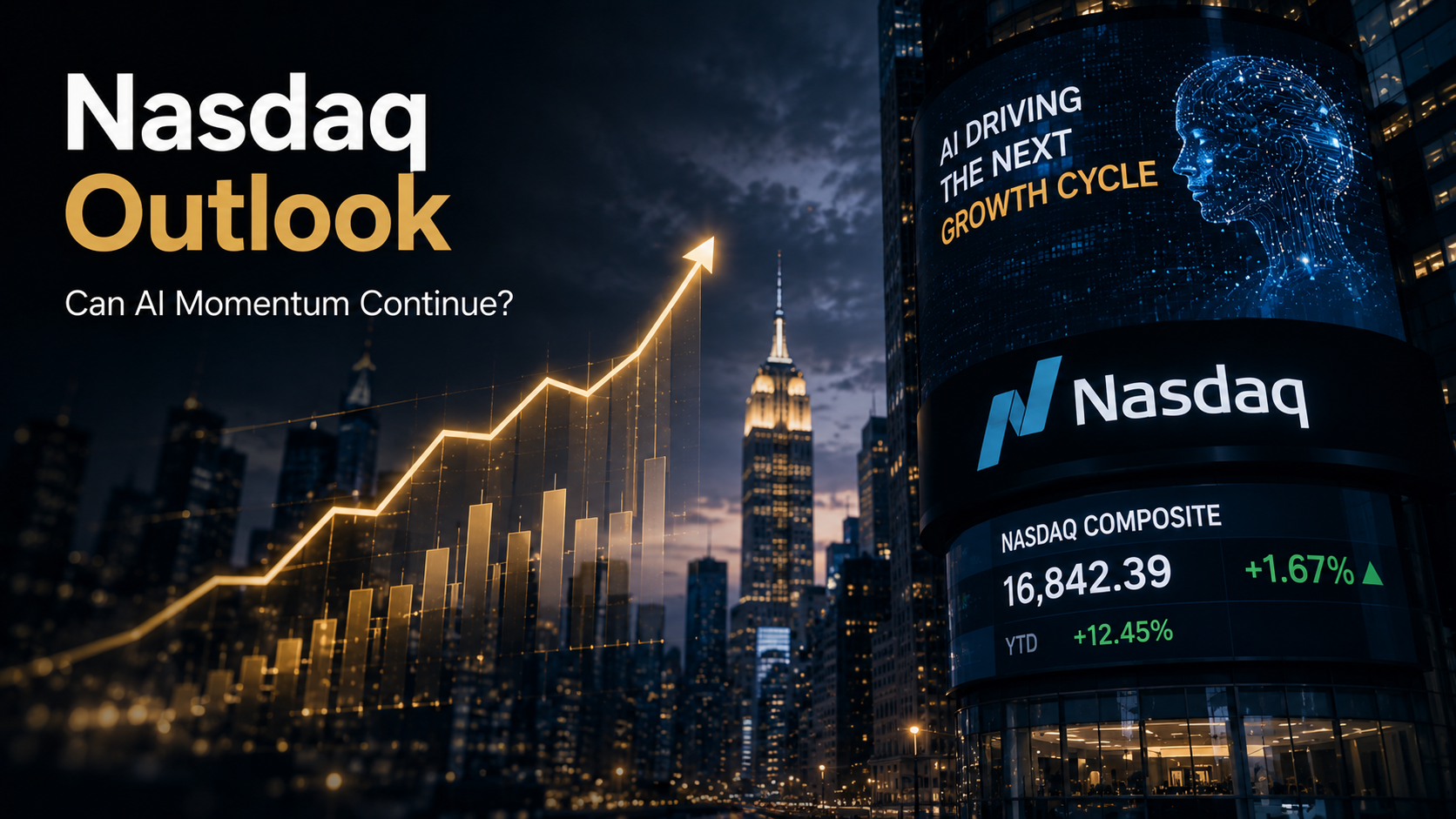 *Nasdaq outlook following Micron earnings with continued AI investment expectations.*