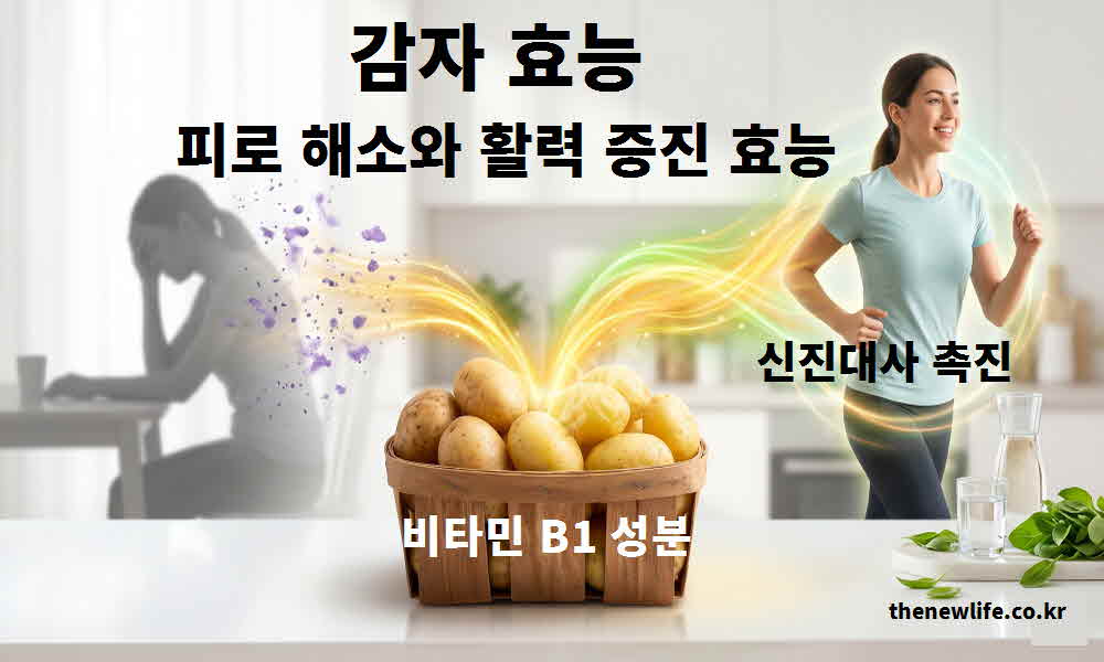감자 효능 피로 해소 활력 증진