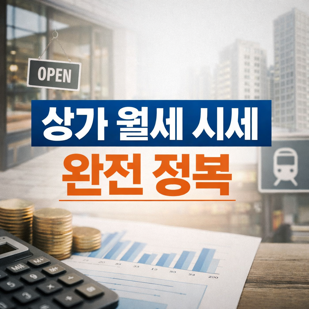 상가 월세 시세 정복