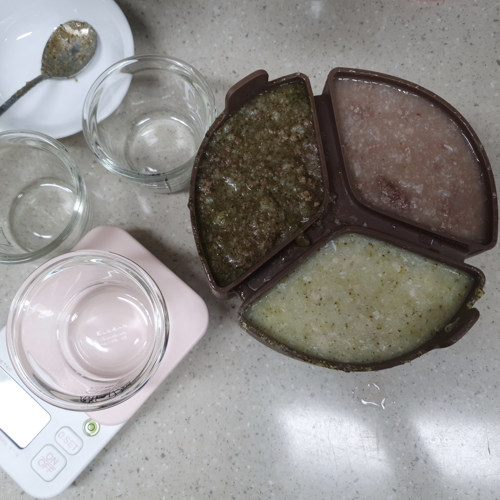 알맞게 담기