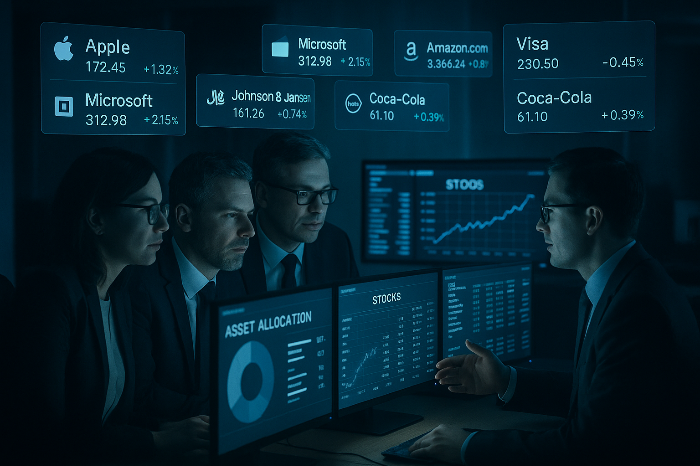 장 마감 전 리밸런싱 수요가 몰리는 ETF 시장 움직임 표현 이미지