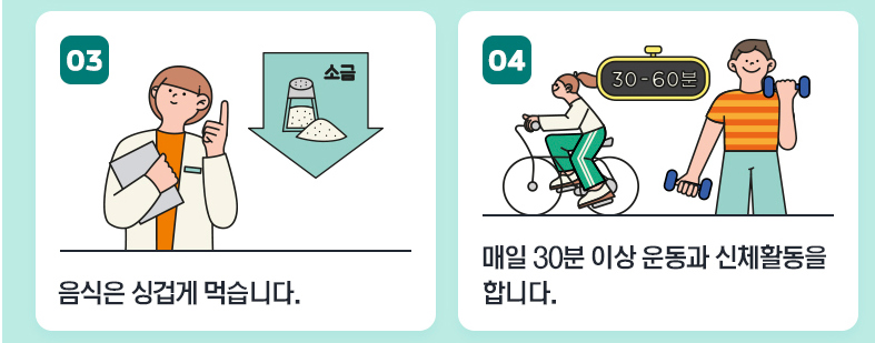 만성콩팥병 예방 관리 수칙