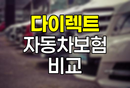 다이렉트 자동차보험 비교 견적 플랫폼 활용법
