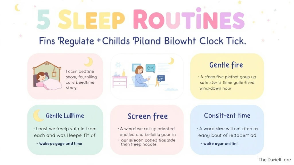 엄마가 해줄 수 있는 5가지 수면 루틴