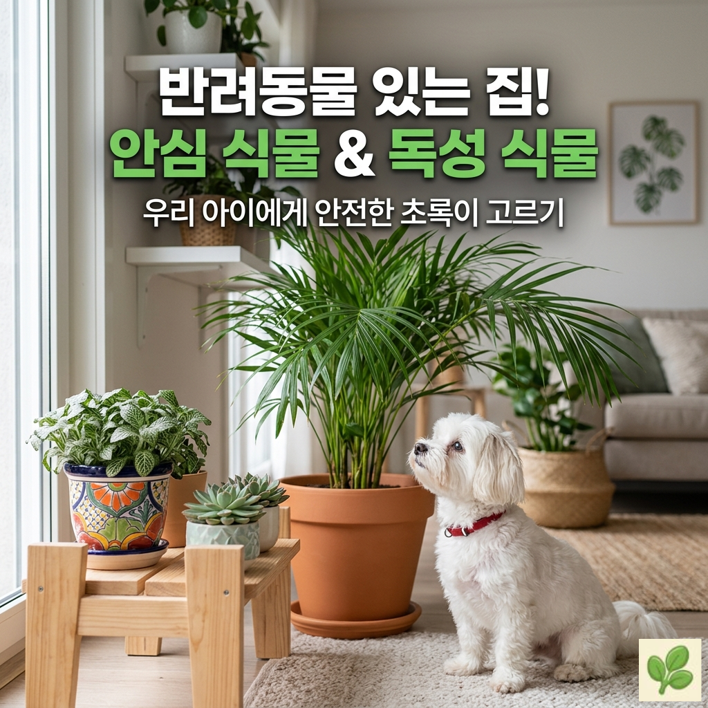 반려동물 있는 집에서 키워도 안전한 식물