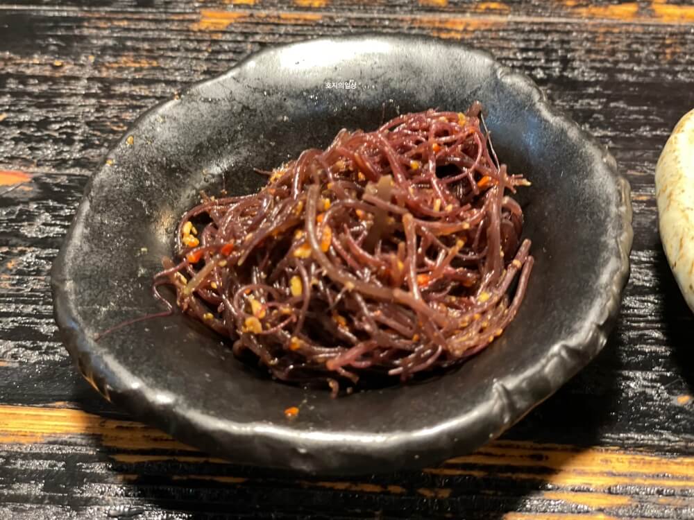 미쉐린 맛집 꽃,밥에피다 - 비건 코스 밑반찬 꼬시래기