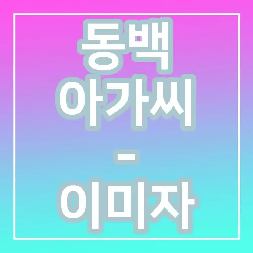 동백 아가씨 - 이미자