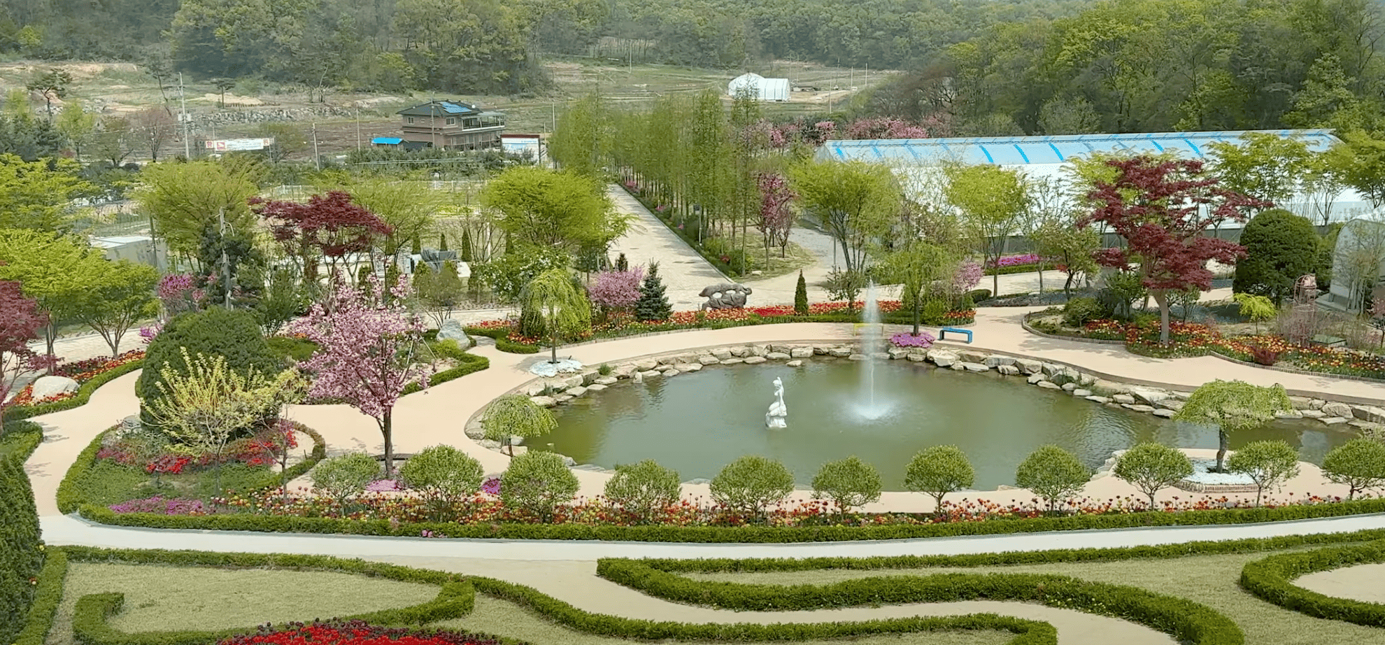 용인 자작나무 숲 정원
