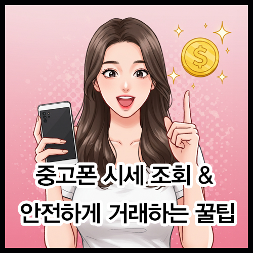 중고폰 시세 조회 & 안전하게 거래하는 꿀팁
