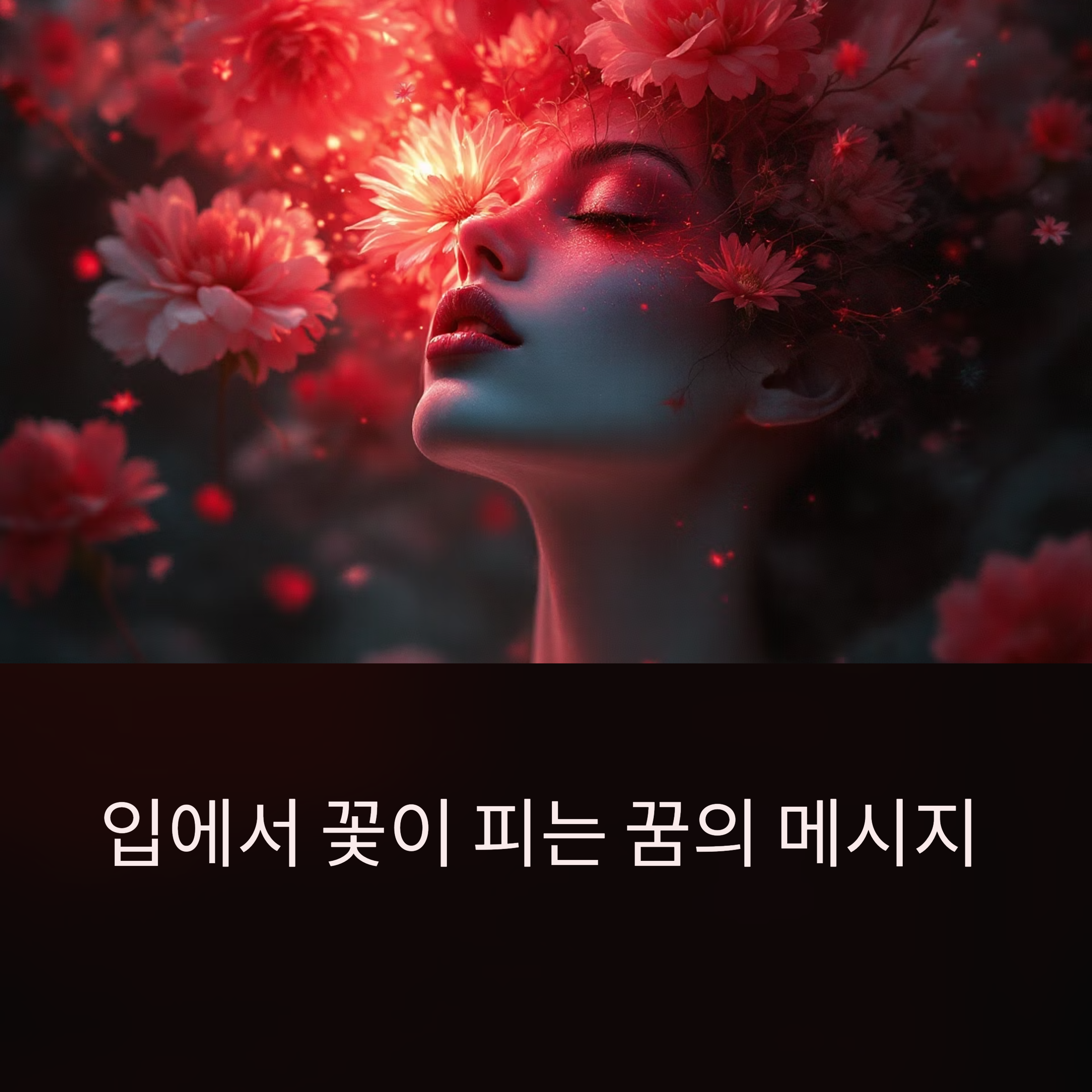 입에서 꽃이 피는 꿈