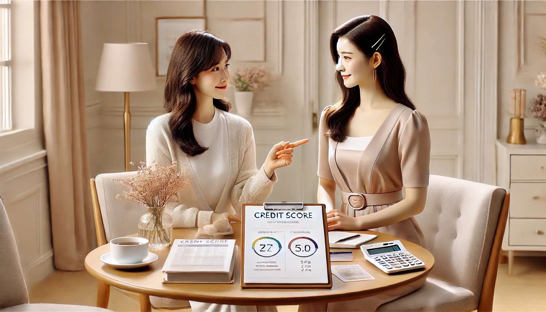 신용점수 관리 방법 확인하는 이미지