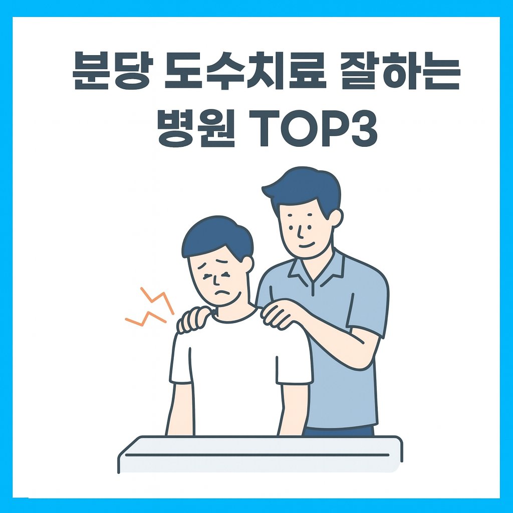 분당에서 도수치료 잘하는 병원에 대한 정리