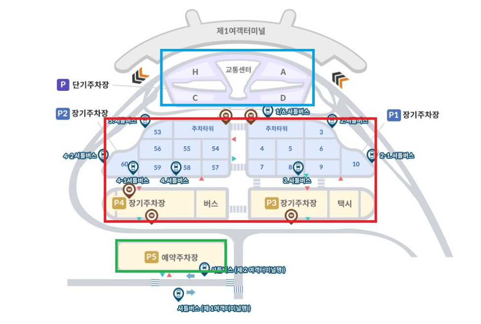 인천공항 주차장 위치