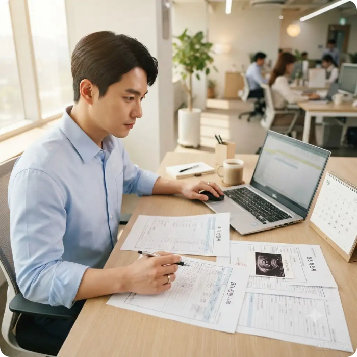 배우자 출산휴가 급여 신청 준비