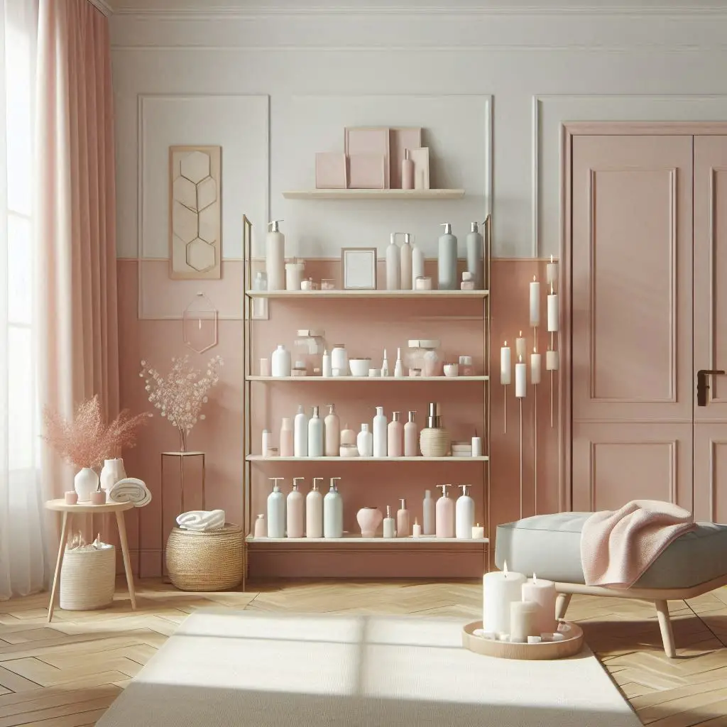 피부,체형관리 샵 배경