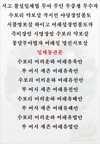 금강경 원문과 해석 독송 영인스님_4