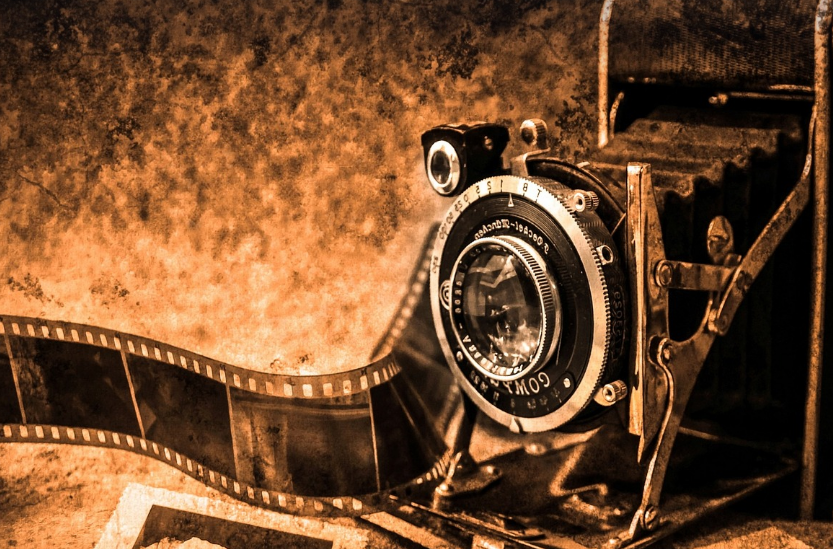 영화 촬영의 순간