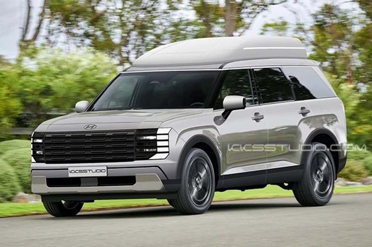 현대자동차가 올 연말 팰리세이드 풀체인지 모델을 선보일 예정인 가운데, 이를 기반으로 럭셔리 특장차 '팰리세이드 LX3 하이루프(가칭)' 버전을 준비 중이다. 사진은 현대차 '팰리세이드 풀체인지 하이루프(LX3)' 예상도 (출처 : KKSSTUDIO)