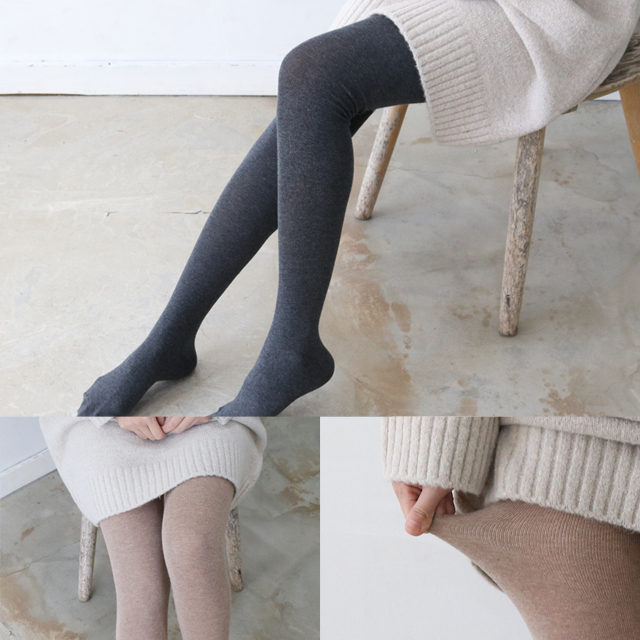 여자 면타이즈 레깅스 겨울 유발 니트 기모 꽈배기 골지 울 면스타킹