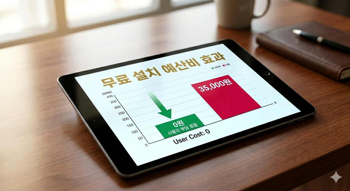 2026년 지자체별 가스 타이머콕 무상 지원 비용 및 선착순 예산 대비 효과 안내 그래프