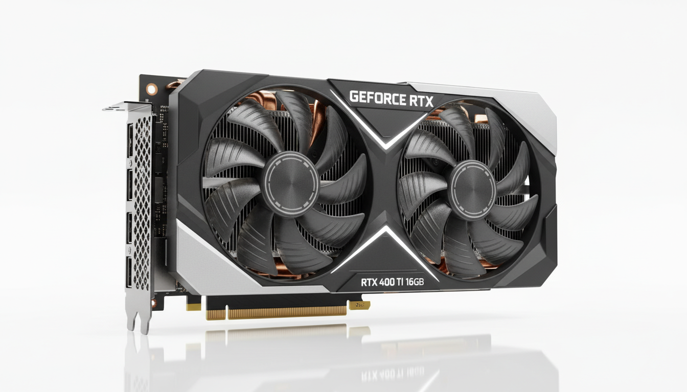 AI 입문용으로 추천되는 RTX 4060 Ti 16GB 그래픽카드 외형