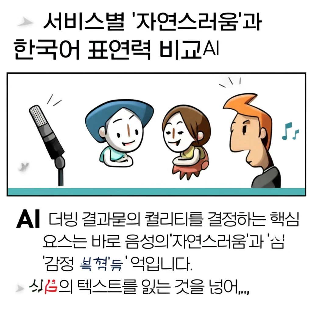 가장 자연스러운 한국어 AI 더빙 서..