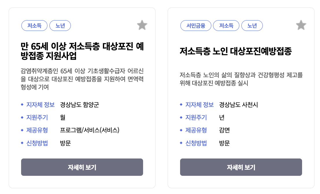 경상남도 대상포진 무료 접종 알아보기