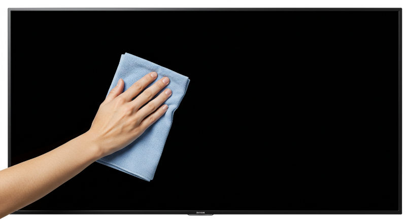 기본 청소 (가벼운 먼지/지문)