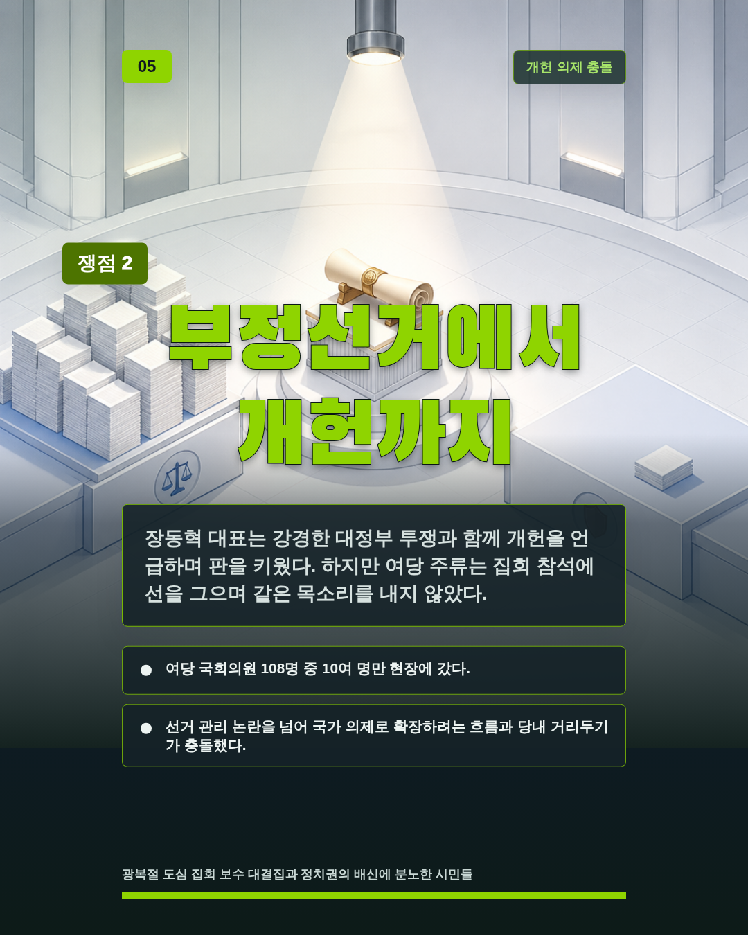 부정선거에서 개헌까지