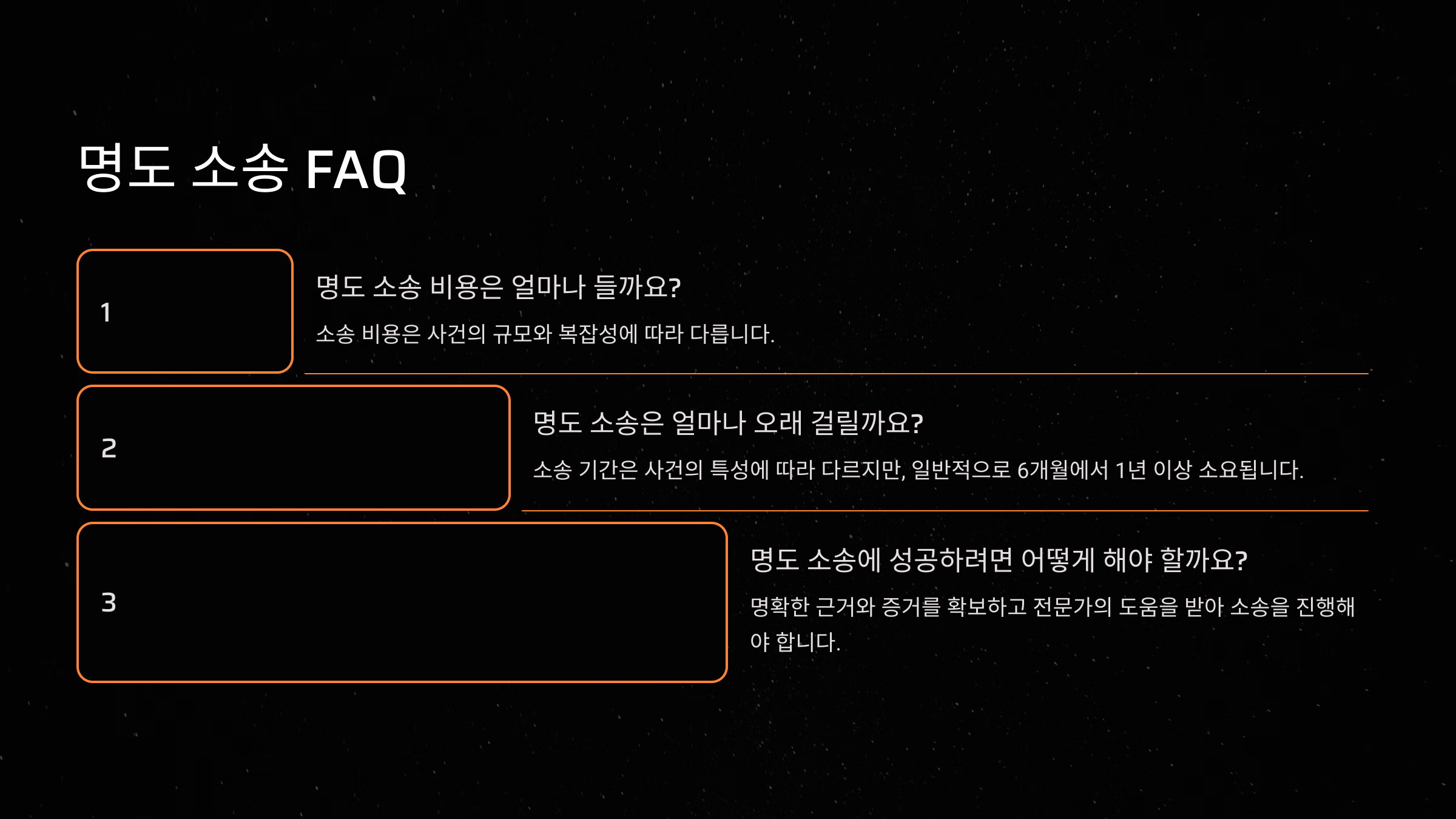 부동산 명도 소송