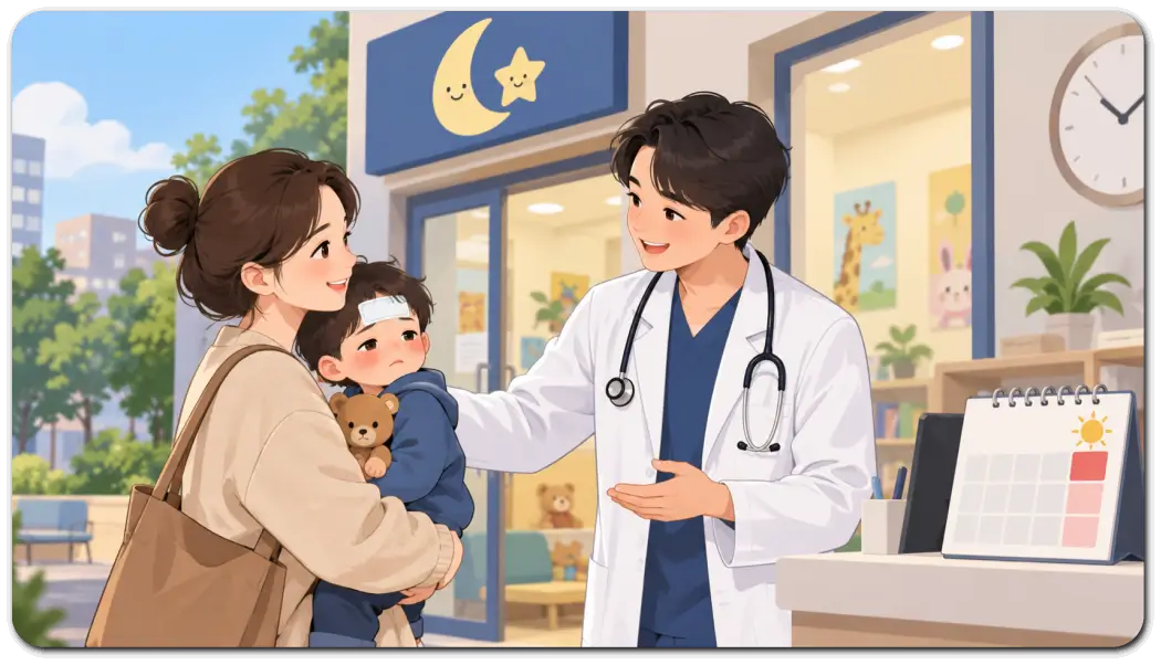주말-소아과의-따뜻한-진료-풍경