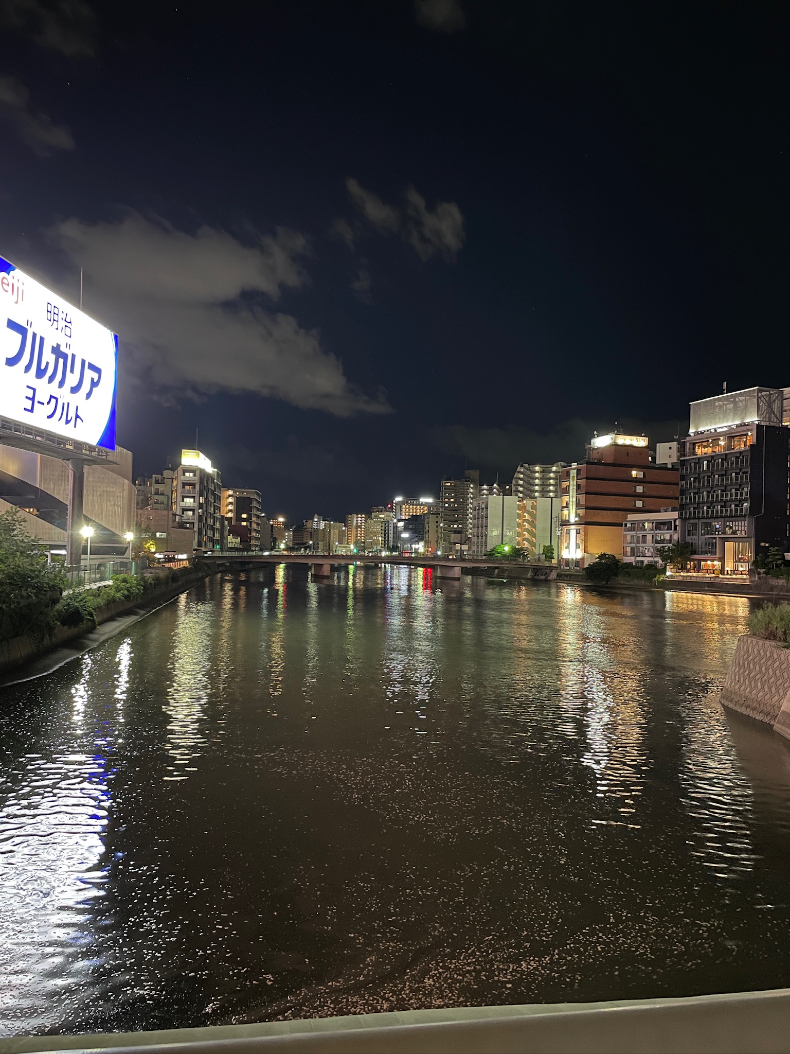 나카스 포장마차 거리 가는 길