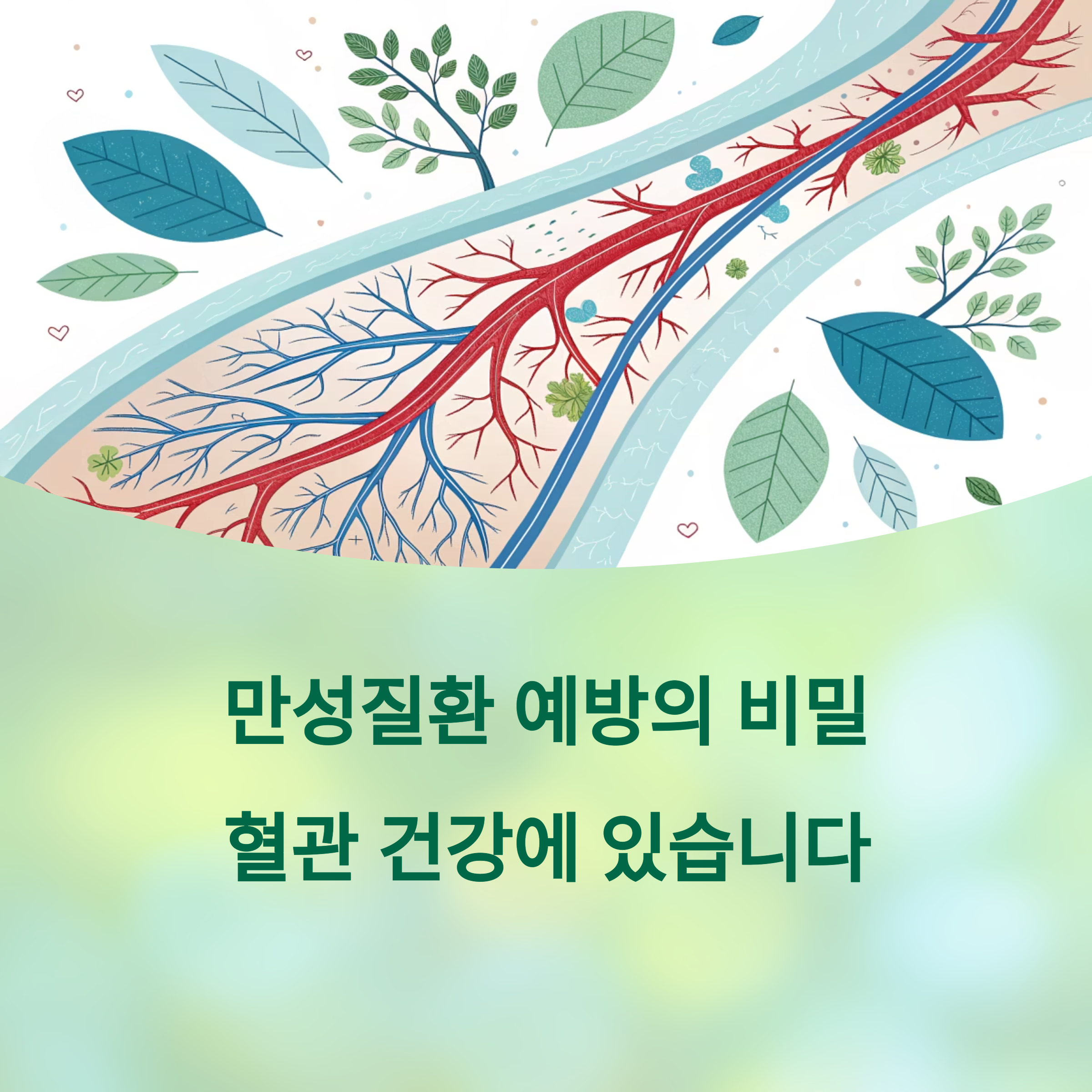만성질환 예방의 모든 것이 귀결되는 단 한 가지 원리에 대한 이미지