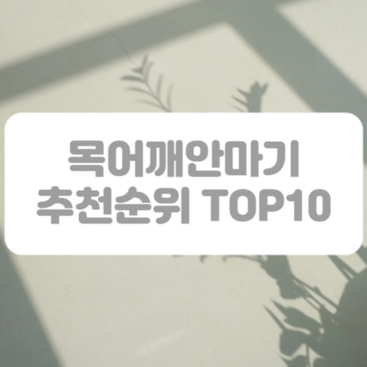 목어깨안마기추천순위