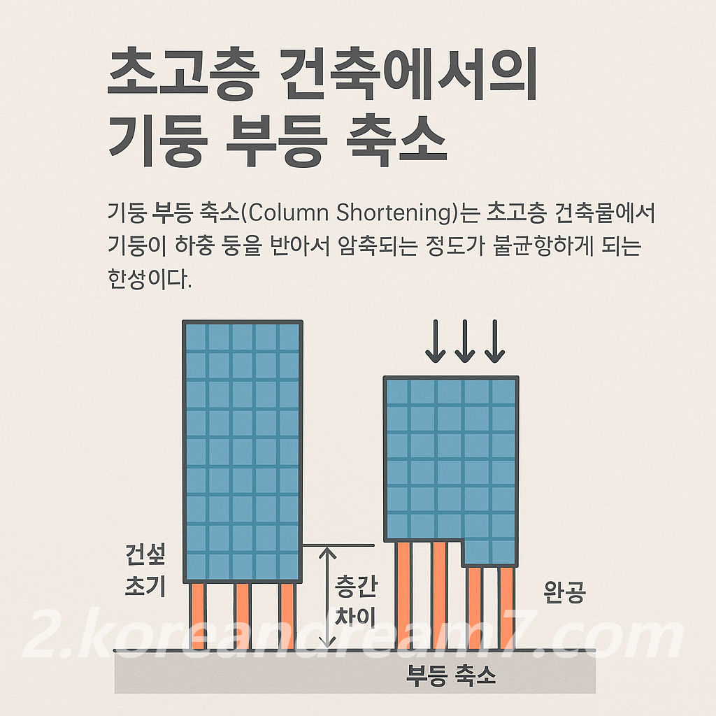 기둥 부등 축소(Column Shortening)