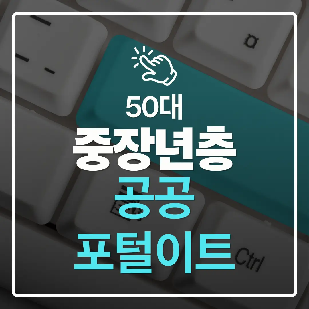 중장년층 디지털 도전 중장년층이 자주 찾는 공공 포털사이트 모음과 사용 팁