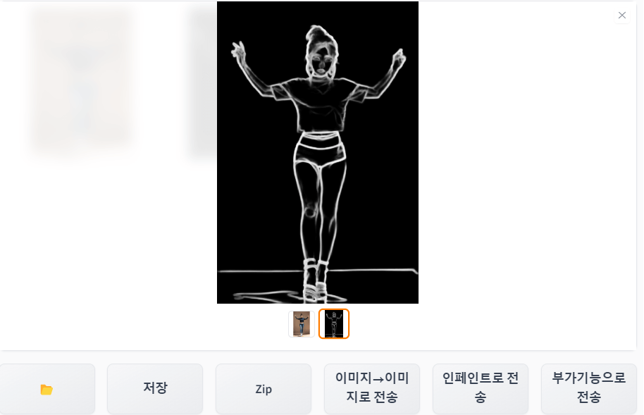 Stable Diffusion Controlnet hed 모델 이미지 윤곽선