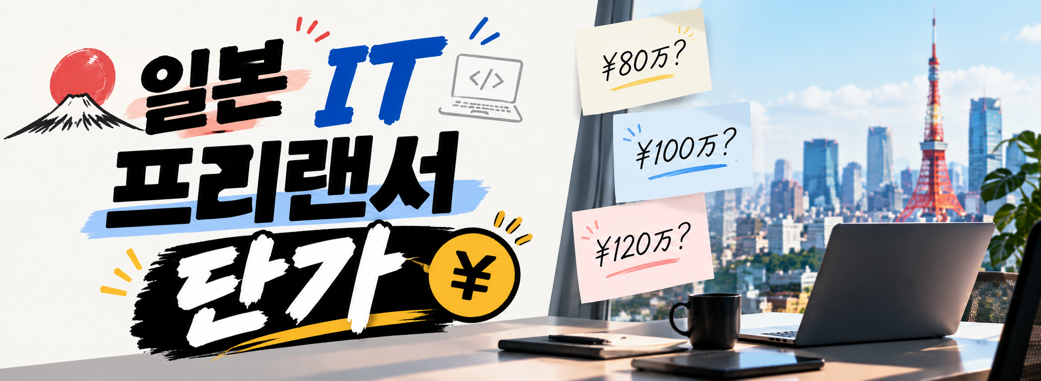 일본 프리랜서 단가